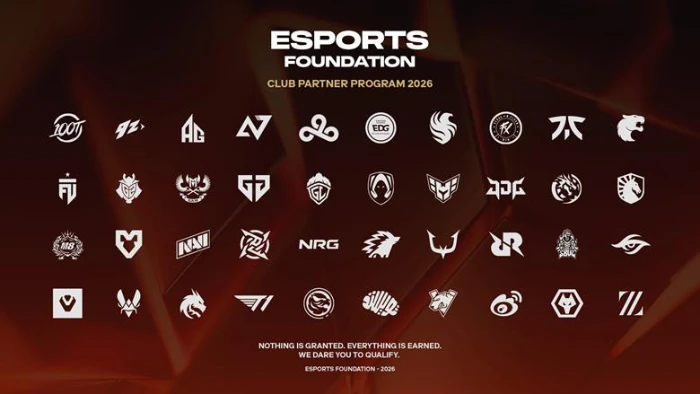 40 Câu lạc bộ esports hàng đầu tham gia Chương trình Đối tác của Esports Foundation
