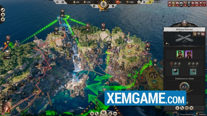 Corsair Cove cho phép người chơi tạo nên "thiên đường cướp biển" của riêng mình