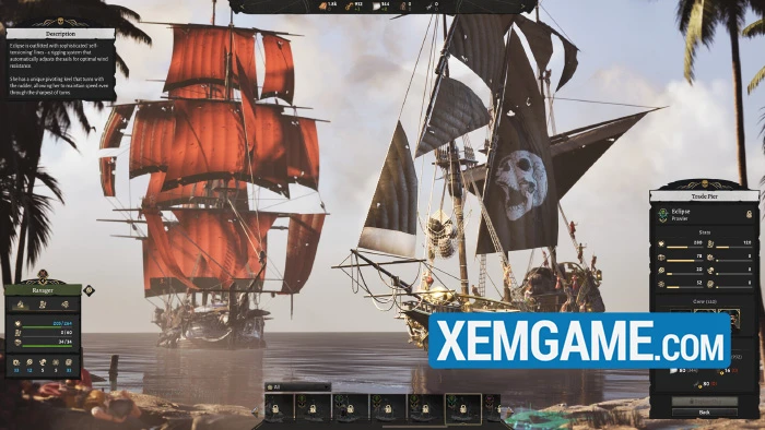Corsair Cove cho phép người chơi tạo nên "thiên đường cướp biển" của riêng mình