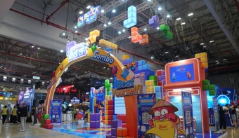 Funtap mang đến booth Block Blast đầy sáng tạo trong GameVerse 2026