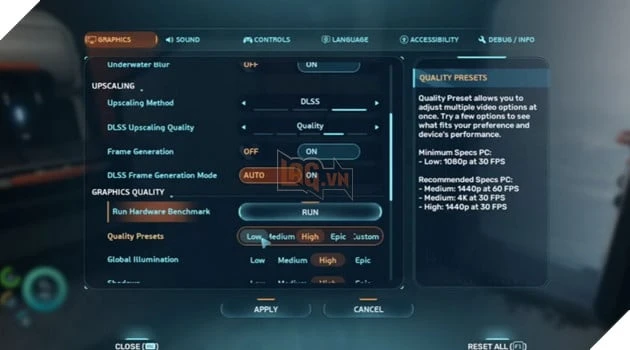 Subnautica 2: Hướng dẫn chỉnh độ phân giải 4K trong game khi tùy chỉnh không hiện Subnautica 2: Hướng dẫn chỉnh độ phân giải 4K trong game khi tùy chỉnh không hiện