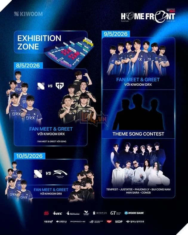 2026 LCK Team Roadshow - KIWOOM DRX Homefront Present By TV360: Khẳng Định Vị Thế Esports Việt Trên Bản Đồ Quốc Tế
