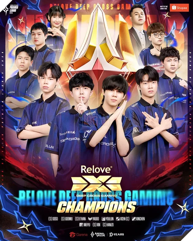 APL 2026: Relove Deep Cross Gaming Lần Đầu Tiên Bước Lên Đỉnh Vinh Quang APL 2026: Relove Deep Cross Gaming Lần Đầu Tiên Bước Lên Đỉnh Vinh Quang