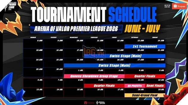 Arena of Valor Premier League 2026 Chính Thức Khởi Tranh: 16 Đội Tuyển Tụ Hội Tại Lễ Hội Giải Trí Và Thi Đấu Đỉnh Cao