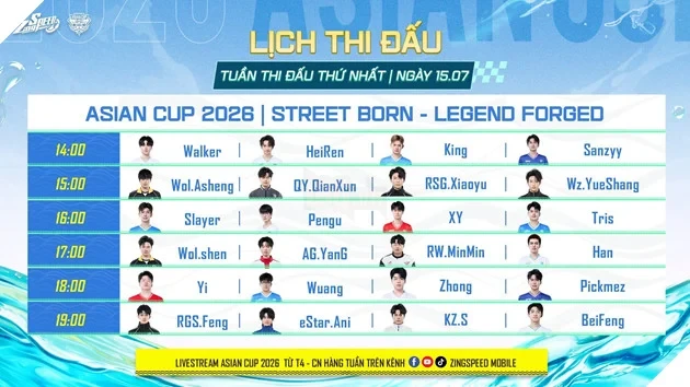 Asian Cup 2026 - Nơi Khẳng Định Tài Năng Của Zingspeed Mobile Việt Nam