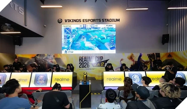 Chung kết realme Cup 2026 bùng nổ tại TP.HCM, hàng trăm sinh viên cháy hết mình cùng Liên Quân Mobile