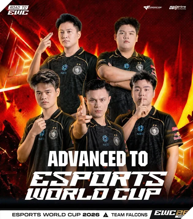 Đại diện Crossfire Việt Nam tại EWC 2026 Các đội tuyển Crossfire Việt Nam tại Esports World Cup 2026