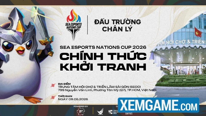 Đấu Trường Chân Lý là bộ môn duy nhất thi đấu nội dung nữ tại SEA Esports Nations Cup 2026