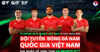 Đội tuyển Việt Nam chính thức xuất hiện trong FC Mobile Việt Nam