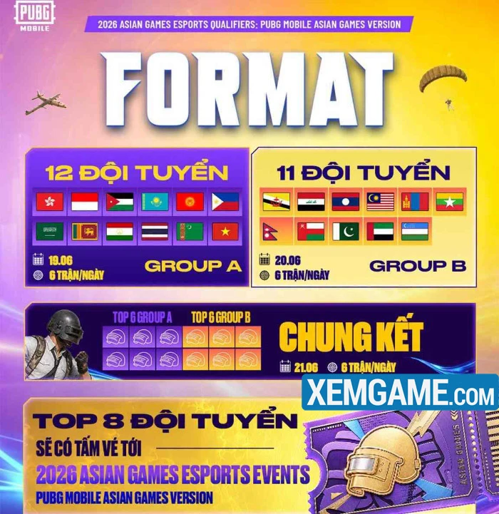 Đội tuyển Việt Nam sẵn sàng cho vòng tuyển chọn ASIAD 2026 bộ môn PUBG Mobile Đội tuyển Việt Nam sẵn sàng cho vòng tuyển chọn ASIAD 2026 bộ môn PUBG Mobile