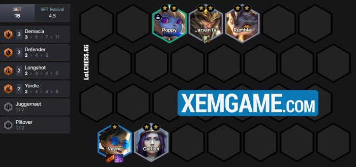 ĐTCL 16.6: Phương án tối ưu Vayne - Loris reroll khi sở hữu Cung Darkin ĐTCL 16.6: Phương án tối ưu Vayne - Loris reroll khi sở hữu Cung Darkin