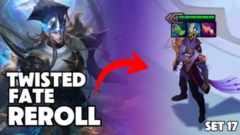 ĐTCL 17.2: Hướng dẫn bài đấu Twisted Fate reroll - con bài vào top tỉ lệ cao nhất bản mới