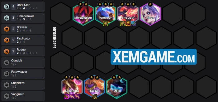 ĐTCL 17.2b: Bài đấu Lissandra Hắc Tinh reroll đang làm mưa làm gió bậc rank Thách Đấu