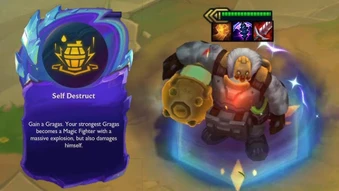 ĐTCL 17.2b: Lõi Anh Hùng Gragas đang có tỉ lệ thắng khủng bố khi có Cảm Quan Cấy Ghép