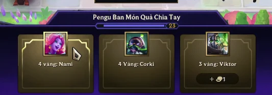 ĐTCL 17.3: Quà Pengu và hiệu ứng từ Thần được tách biệt hẳn ra