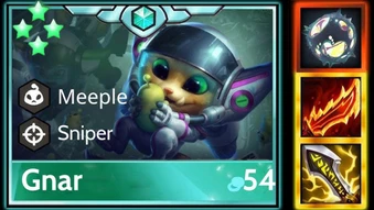 ĐTCL 17.4b: Thử nghiệm với bài đấu Gnar reroll