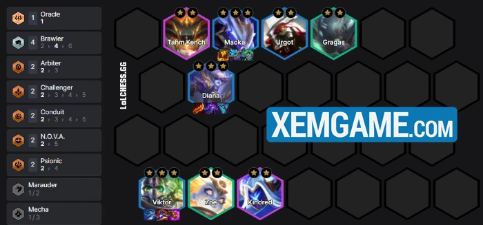 ĐTCL 17.4c: Tìm hiểu bài đấu Viktor Diana reroll mới nổi lên
