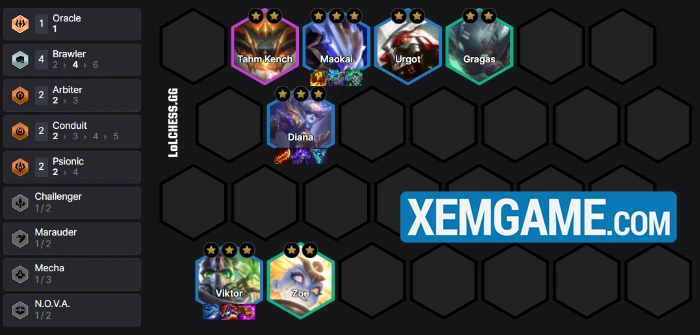 ĐTCL 17.4c: Tìm hiểu bài đấu Viktor Diana reroll mới nổi lên