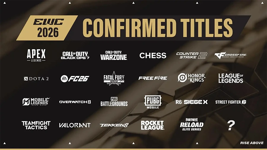 Esports World Cup Foundation khởi động chương trình vòng loại toàn cầu “Road to EWC 2026”