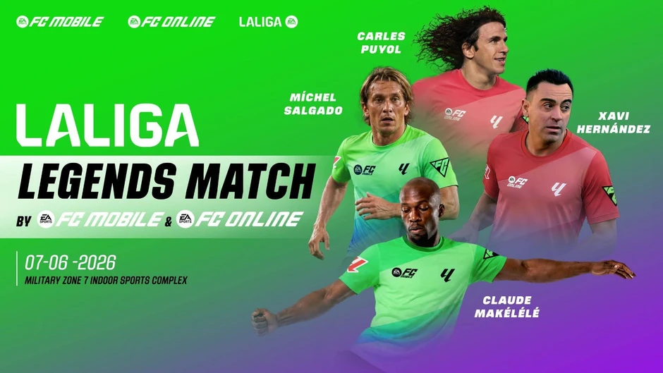 FC Mobile và FC Online đồng loạt khuấy động mùa hè bóng đá tại Việt Nam với "La Liga Legends Match 2026"