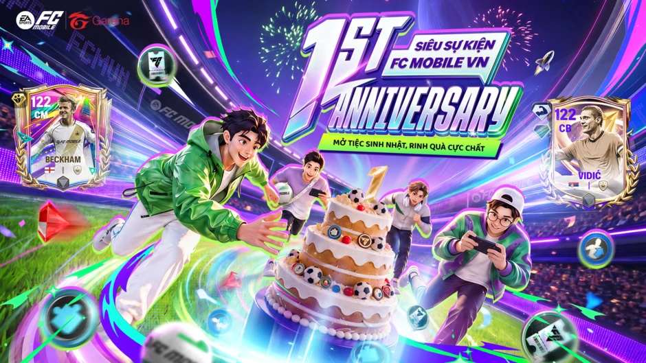 FC Mobile Việt Nam mang đến 2 huyền thoại MU nhân kỷ niệm 1 tuổi