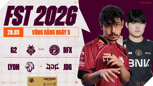 First Stand 2026: GEN.G Và JD Gaming Kết Thúc Nhanh Loạt Trận BO5 First Stand 2026: GEN.G Và JD Gaming Kết Thúc Nhanh Loạt Trận BO5