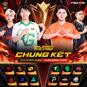 Free Fire World Series - SEA 2026 Spring: Chung Kết Tổng Rực Lửa Cùng 12 Đội Tuyển Mạnh Nhất