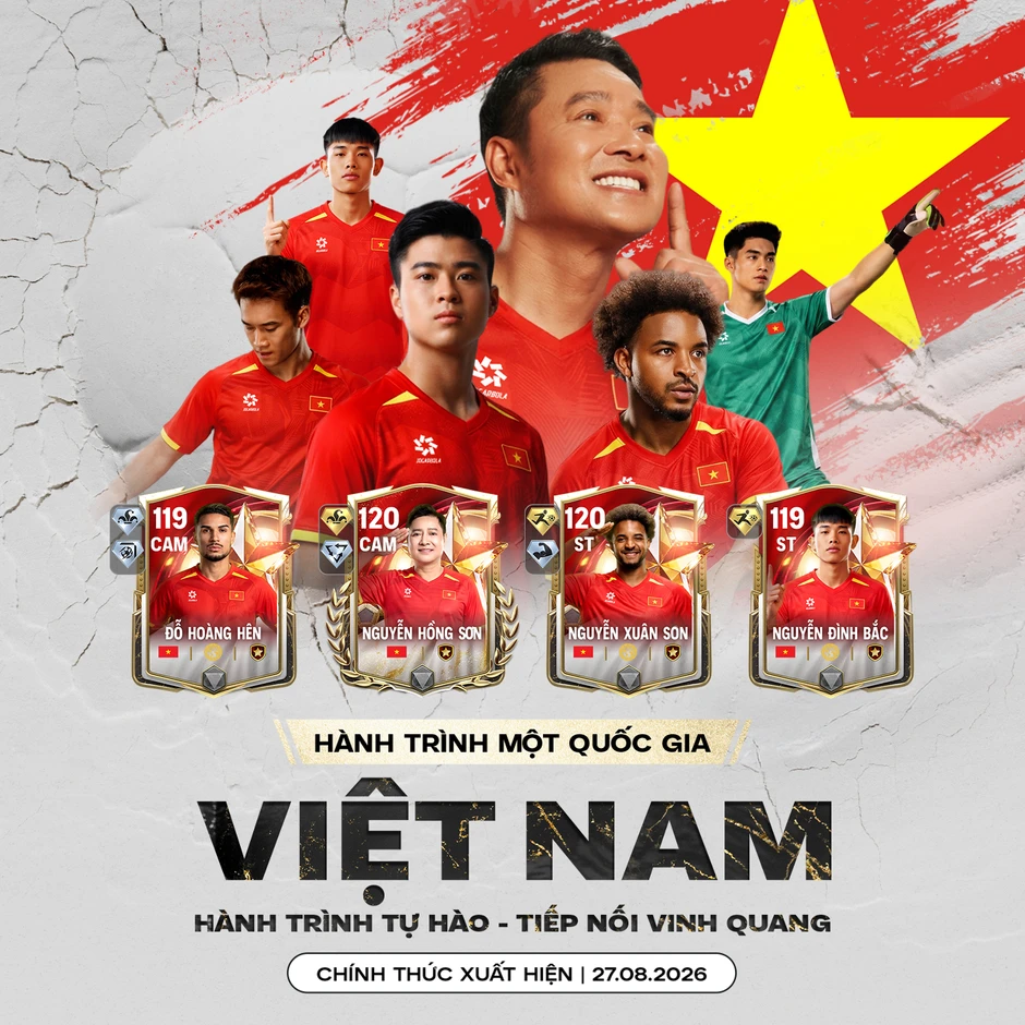 Huyền thoại Hồng Sơn chính thức ra mắt FC Mobile VN – Thẻ ANS Việt Nam với OVR vượt trội Huyền thoại Hồng Sơn chính thức ra mắt FC Mobile VN – Thẻ ANS Việt Nam với OVR vượt trội