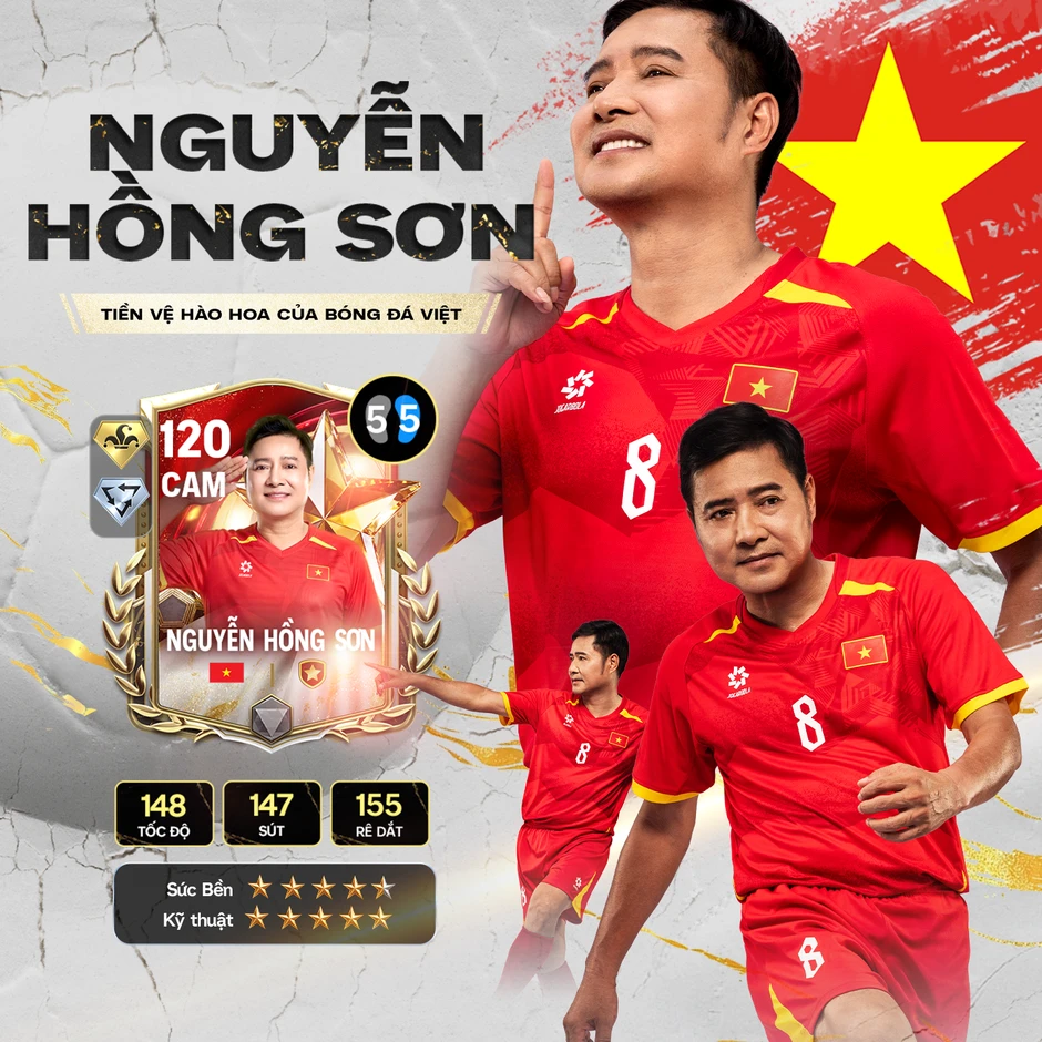 Huyền thoại Hồng Sơn chính thức ra mắt FC Mobile VN – Thẻ ANS Việt Nam với OVR vượt trội Huyền thoại Hồng Sơn chính thức ra mắt FC Mobile VN – Thẻ ANS Việt Nam với OVR vượt trội
