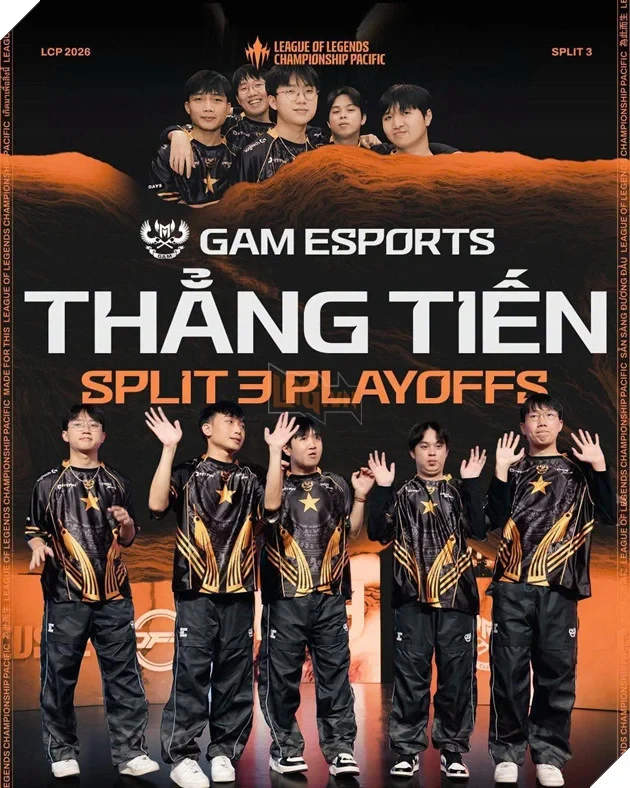 GAM Esports xuất sắc đánh bại DCG 3-1, giành vé Playoffs LCP 2026 Giai đoạn 3 GAM Esports xuất sắc đánh bại DCG 3-1, giành vé Playoffs LCP 2026 Giai đoạn 3