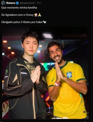 LMHT: Streamer người Brazil "nhạo báng" Gen.G và Chovy đã gửi lời xin lỗi chính thức