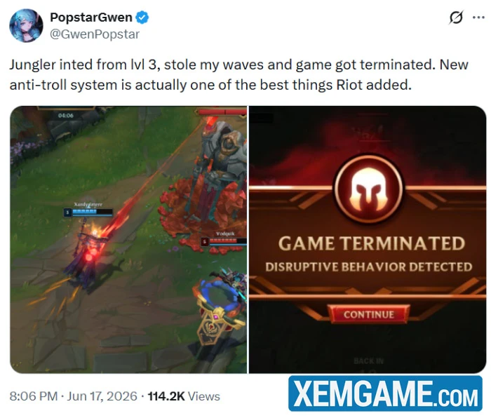 LMHT: Tính năng "diệt troll game" của Riot Games đang được đánh giá cực cao
