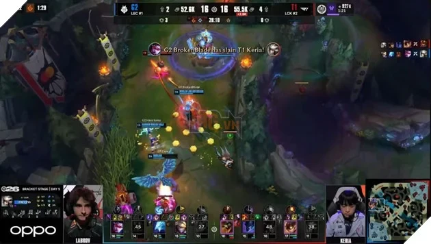 MSI 2026: G2 Tạo Địa Chấn Với Thắng Lợi Ấn Tượng Trước T1