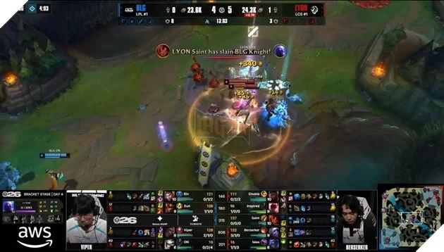 MSI 2026: LYON Thi Đấu Sòng Phẳng Với Bilibili Gaming, Đại Diện LPL Vẫn Tỏa Sáng