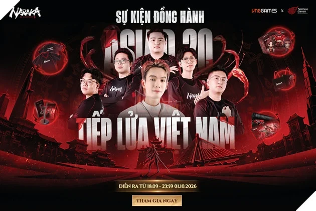 NARAKA: Bladepoint Hợp Tác Masew Và Kimlong Ra Mắt Ca Khúc Cổ Vũ Đội Tuyển Quốc Gia Tại ASIAD 20