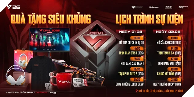 Playoffs CFVL 2026 Mùa 2: Top 6 Chính Thức Lộ Diện, Cuộc Chiến Cuối Cùng Bắt Đầu Tại Nhà Thi Đấu Tây Hồ