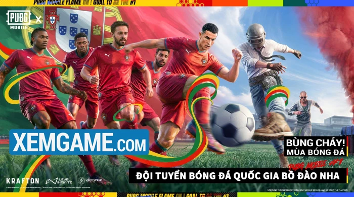 Pubg Mobile hợp tác tuyển Bồ Đào Nha và Argentina trong sự kiện bùng nổ cùng World Cup 2026