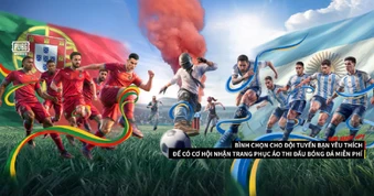 Pubg Mobile hợp tác tuyển Bồ Đào Nha và Argentina trong sự kiện bùng nổ cùng World Cup 2026