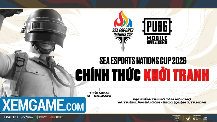 PUBG Mobile sẽ là bộ môn khai màn giải đấu Esports Nations Cup 2026 PUBG Mobile sẽ là bộ môn khai màn giải đấu Esports Nations Cup 2026