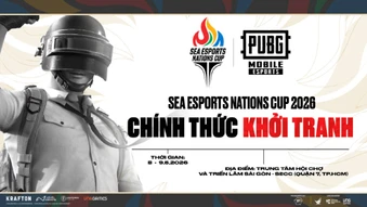 PUBG Mobile sẽ là bộ môn khai màn giải đấu Esports Nations Cup 2026