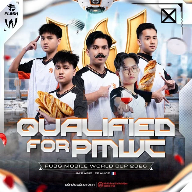 Team Flash Chính Thức Xuất Quân Chinh Phục Esports World Cup 2026 Với “Mũi Đinh Ba” Hi Vọng: AOV x HOK, PUBG Mobile và Cờ vua
