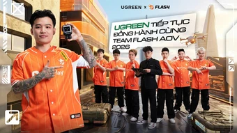 Team Flash × Ugreen: “Charge Like A Champion” – Tiếp Năng Lượng Cho Hành Trình Chinh Phục 2026