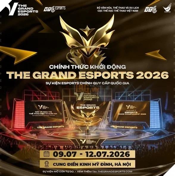 The Grand Esports 2026 chính thức khởi động: Ngày hội Esports Quốc Dân dành cho game thủ Việt