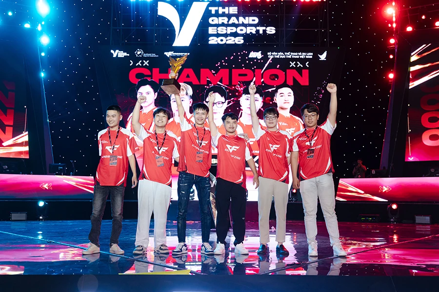 The Grand Esports 2026 góp phần đặt nền móng cho hệ sinh thái thể thao điện tử hiện đại ở Việt Nam