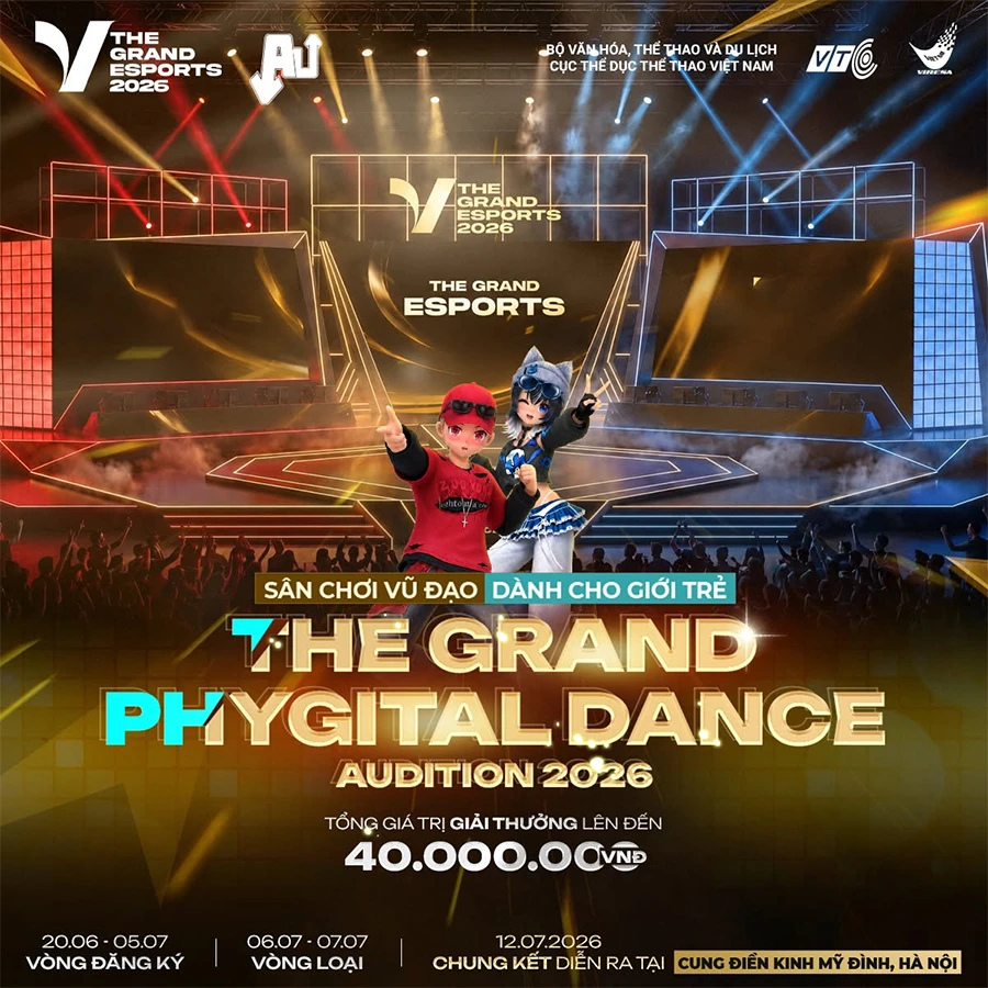 The Grand Esports 2026: Khi Audition & Phygital Sports tạo đột phá cho Thể thao Thể chất số