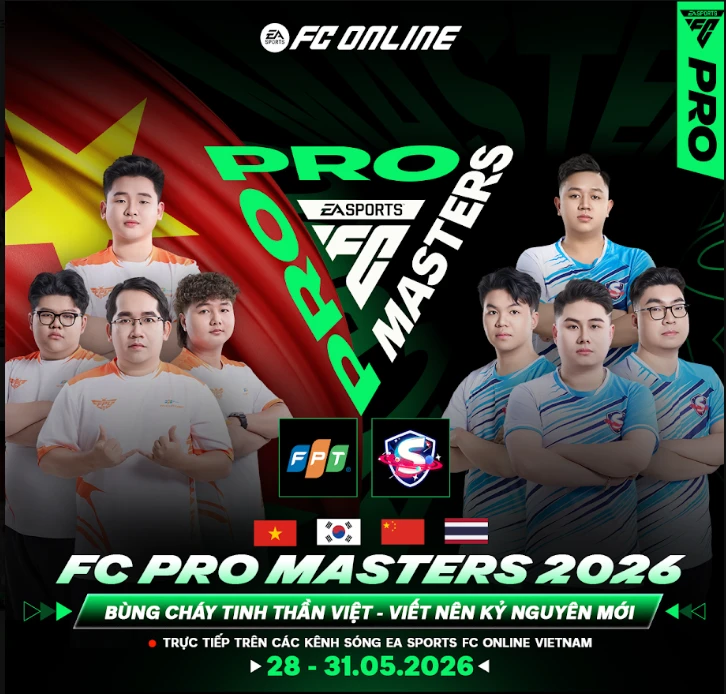 Thế hệ mới, khát vọng mới: Việt Nam hướng tới FC Pro Master 2026