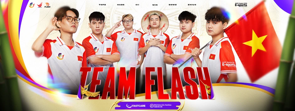 Toàn cảnh Lễ ra quân ASIAD 2026: Dấu ấn “Chớp Cam” trong màu áo Đội tuyển Quốc gia Thể thao điện tử Việt Nam Toàn cảnh Lễ ra quân ASIAD 2026: Dấu ấn “Chớp Cam” trong màu áo Đội tuyển Quốc gia Thể thao điện tử Việt Nam
