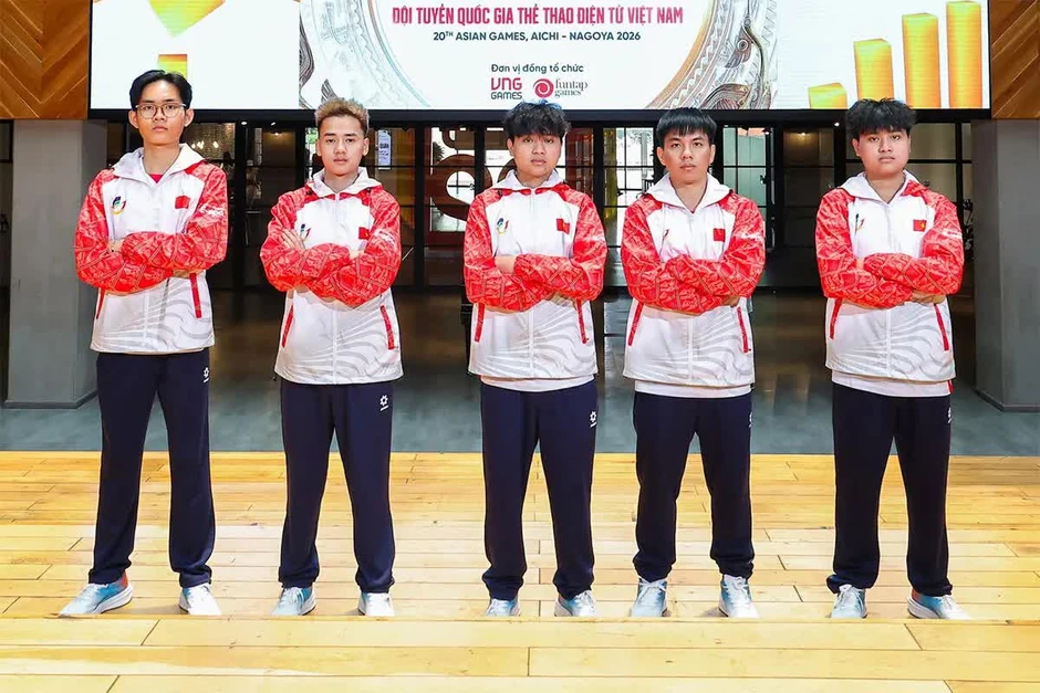 Toàn cảnh Lễ ra quân ASIAD 2026: Dấu ấn “Chớp Cam” trong màu áo Đội tuyển Quốc gia Thể thao điện tử Việt Nam Toàn cảnh Lễ ra quân ASIAD 2026: Dấu ấn “Chớp Cam” trong màu áo Đội tuyển Quốc gia Thể thao điện tử Việt Nam