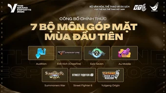 Từ CF, Audition Đến Epic Seven: The Grand Esports 2026 Quy Tụ Loạt Game Đình Đám