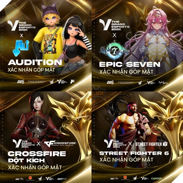 Từ CF, Audition Đến Epic Seven: The Grand Esports 2026 Quy Tụ Loạt Game Đình Đám